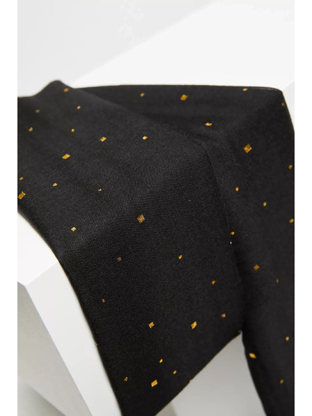 Moodo Шал със златен принт черен Moodo