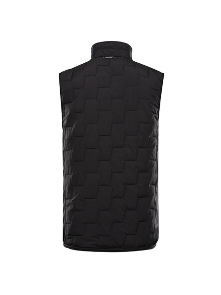 ALPINE PRO Мъжка топла жилетка с мериново пълнене ALPINE PRO NERC black