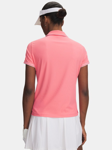 Under Armour Дамска тениска Under Armour UA Drive Chill SS Polo-PNK