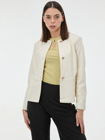 Orsay Кремаво дамско кожено яке ORSAY