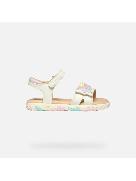 Geox Бели момичешки сандали Geox Sandal Haiti