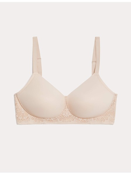 Marks & Spencer Сутиен Smooth Body Soft™ с подплънки и пълни чашки, размер. F-H Marks & Spencer Бежов
