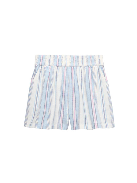 Marks & Spencer Райета шорти от чист памук (6–16 години) Marks & Spencer синя