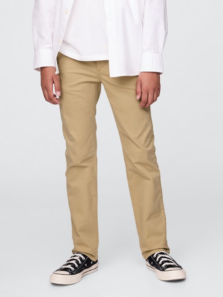 GAP Детски хаки панталони straight stretch GAP