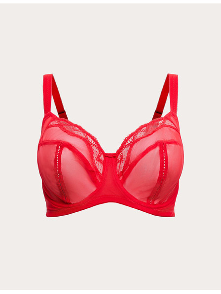 Marks & Spencer Сутиен със мрежа, костици и екстра поддържа, размер F–J Marks & Spencer червен