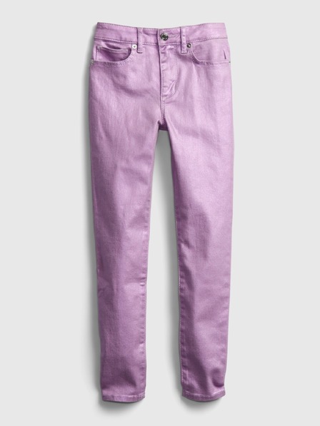 GAP Детски дънки High Rise Foil Jeggings Stretch GAP