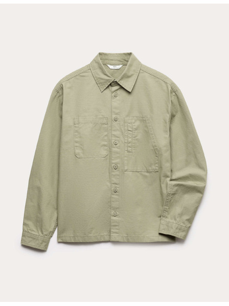 Marks & Spencer Риптстопна риза от чист памук (6–16 години) Marks & Spencer бежова
