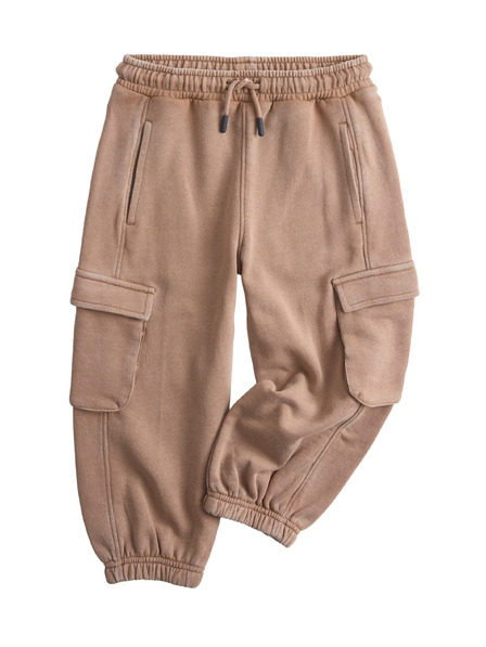Marks & Spencer Спортни панталони с джобове от чист памук (2–10 години) Marks & Spencer кремава