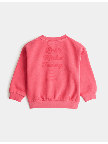 Marks & Spencer Суитшърт с висок процент памук и графика (2–8 години) Marks & Spencer червена