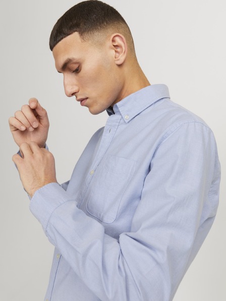 Jack & Jones Мъжка риза JJEoxford cashmere blue