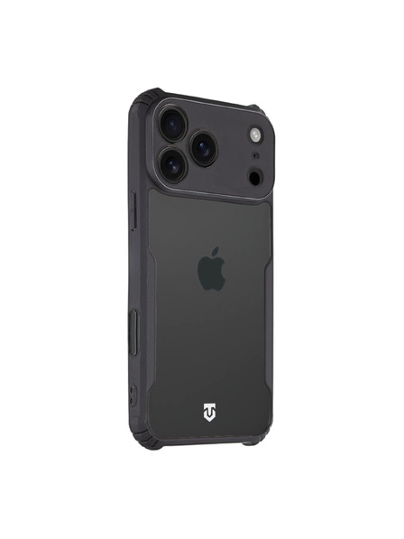 Tactical Tactical Quantum Stealth Защитен калъф за Apple iPhone 18 Pro Max Clear/Black