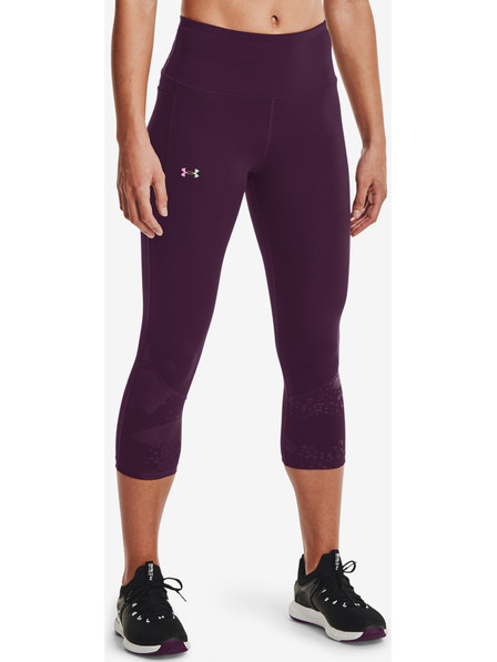 Under Armour Дамски компресиращи легинси Under Armour Rush Tonal Capri PKT NS