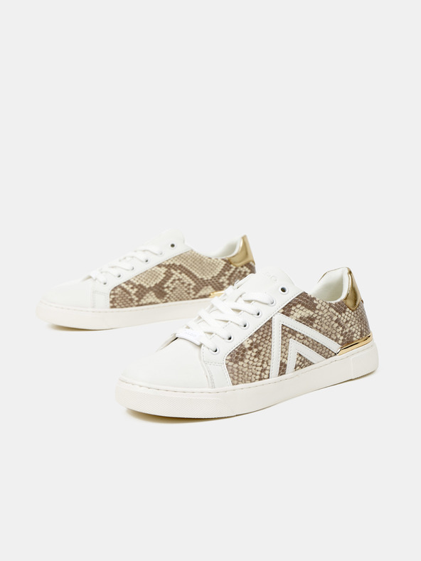 Aldo Бели дамски маратонки с шарка ALDO Fran