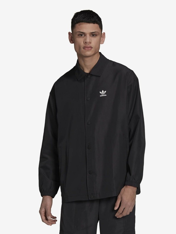 adidas Originals Черно мъжко олекотено яке с риза Adidas Originals Coach Jacket