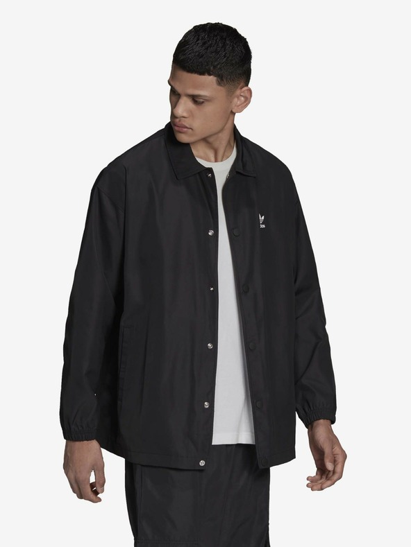 adidas Originals Черно мъжко олекотено яке с риза Adidas Originals Coach Jacket