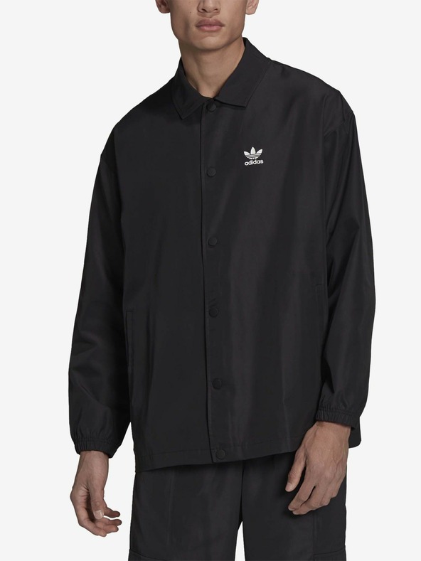 adidas Originals Черно мъжко олекотено яке с риза Adidas Originals Coach Jacket