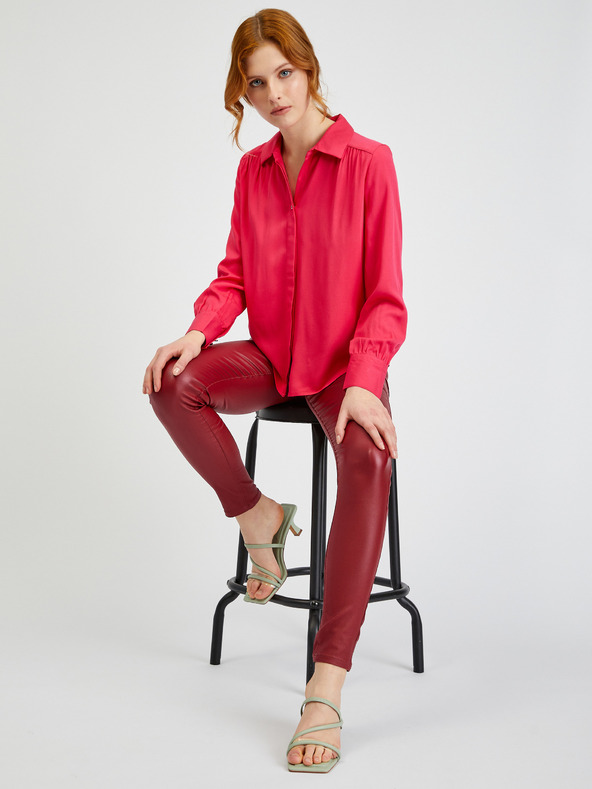 Orsay Тъмнорозова дамска блуза ORSAY