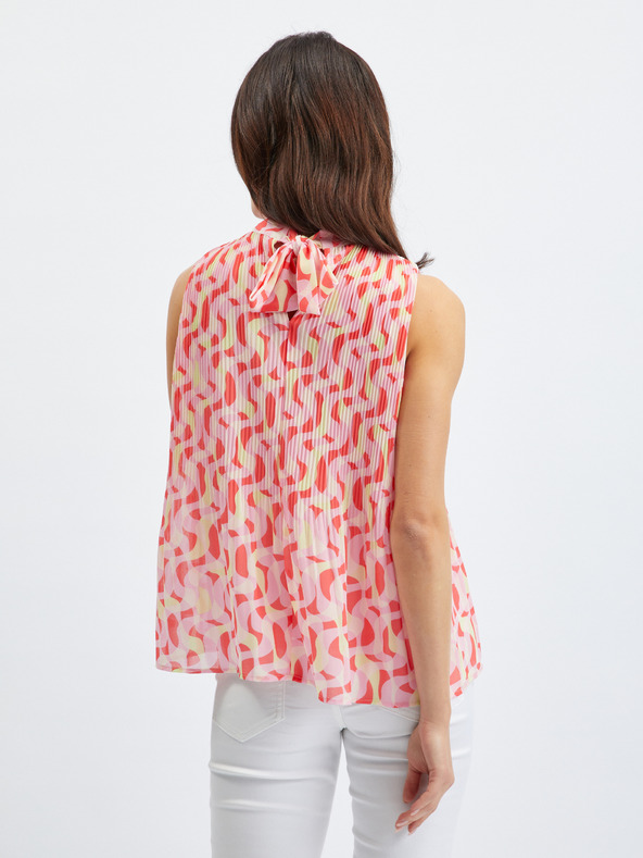 Orsay Розова дамска блуза с десен ORSAY