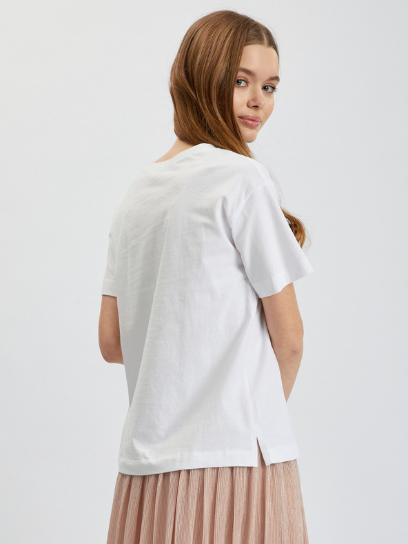 Orsay Бяла дамска тениска ORSAY