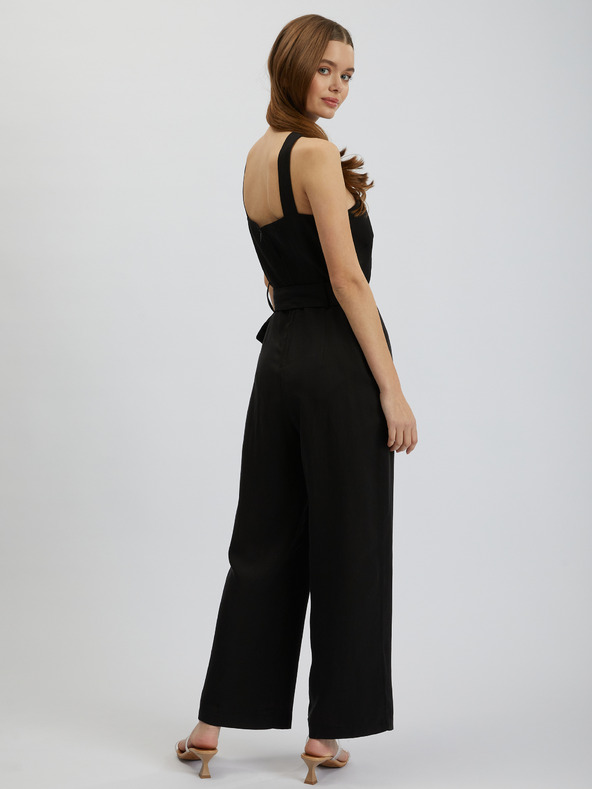 Orsay Черен дамски гащеризон ORSAY