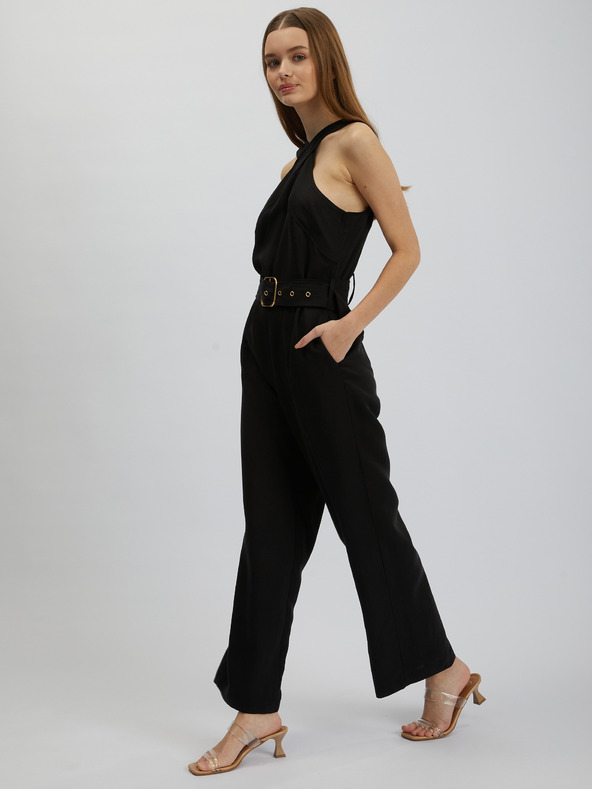 Orsay Черен дамски гащеризон ORSAY