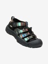 Keen Черни сандали с шарка за момичета Keen Newport