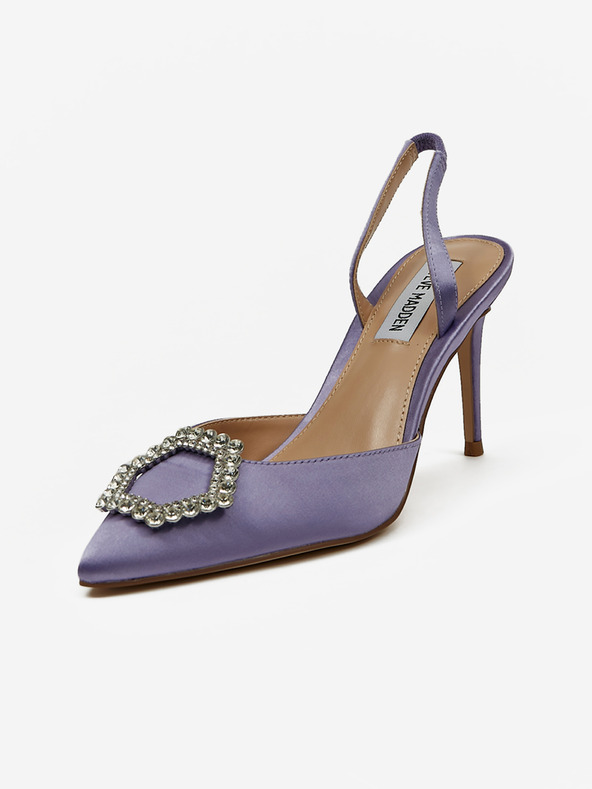 Steve Madden Лилави дамски сатенени помпи Steve Madden