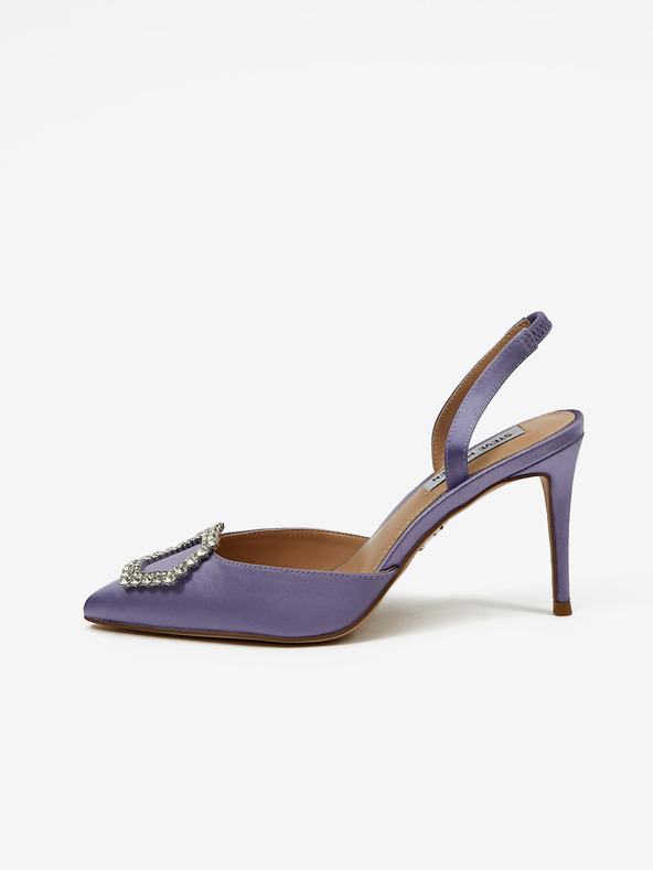 Steve Madden Лилави дамски сатенени помпи Steve Madden