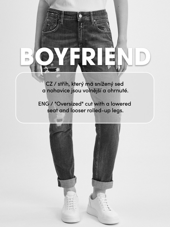 Orsay Тъмносини дамски boyfriend дънки ORSAY