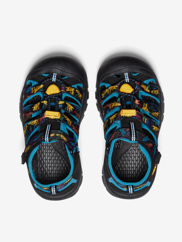 Keen Черни момчешки сандали с шарка Keen