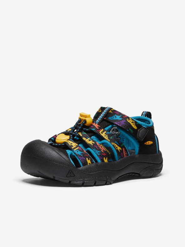 Keen Черни момчешки сандали с шарка Keen