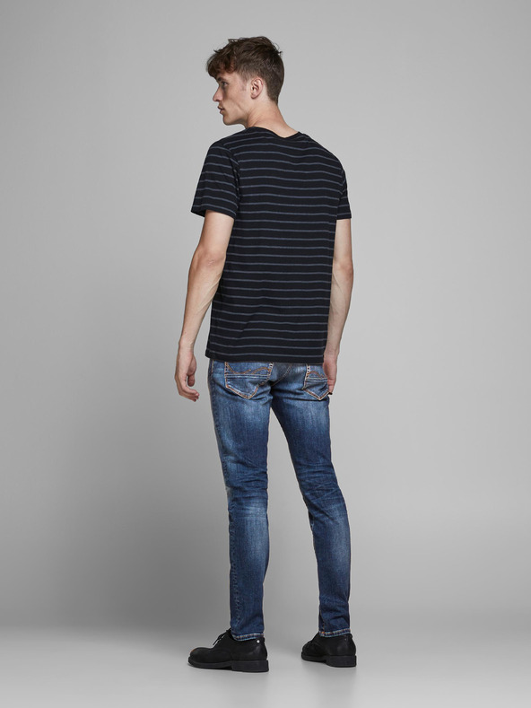 Jack & Jones Сини прилепнали дънки Jack & Jones Glenn