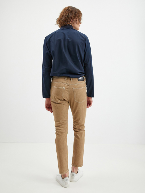 Diesel Мъжки кафяви изрязани дънки Diesel