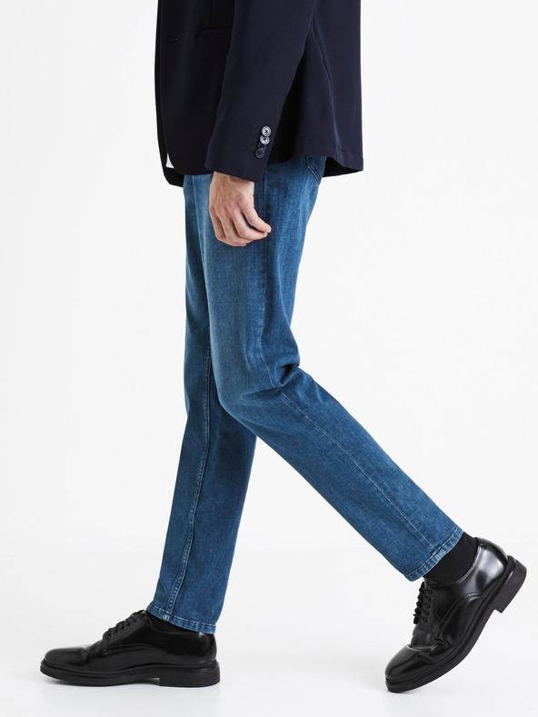 Celio Сини мъжки слим дънки Celio C25 Dosoft25
