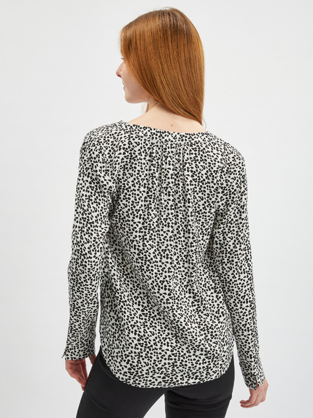 Orsay Черно-бяла дамска блуза с десен ORSAY