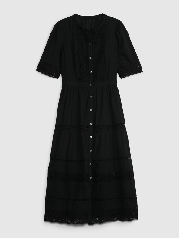 GAP Миди рокля с мадейра GAP