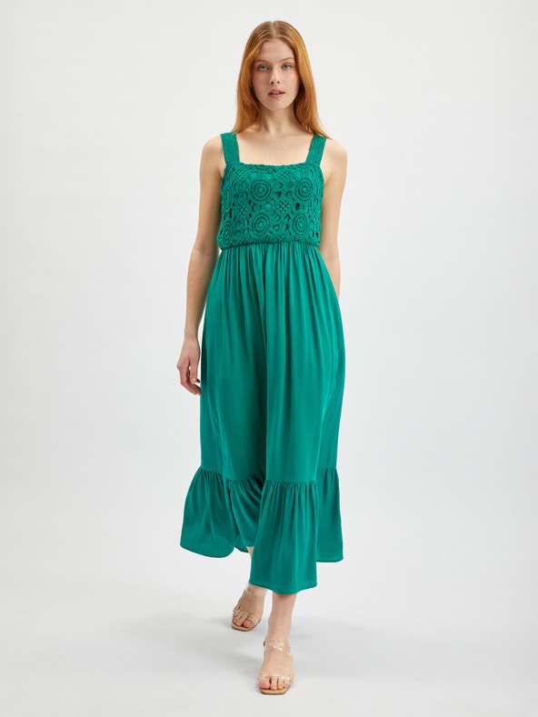 Orsay Зелена дамска макси рокля ORSAY