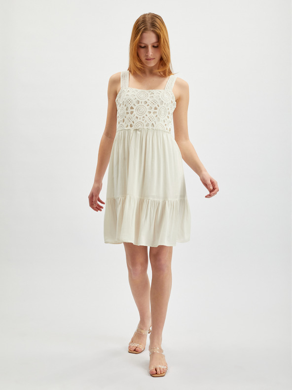 Orsay Кремава дамска рокля ORSAY