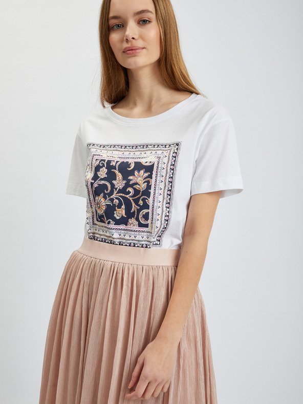 Orsay Светлорозова дамска плисирана пола ORSAY