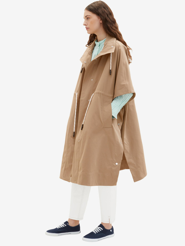 Tom Tailor Кафяво дамско леко палто Tom Tailor