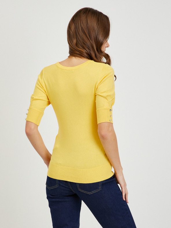 Orsay Жълт дамски лек пуловер ORSAY