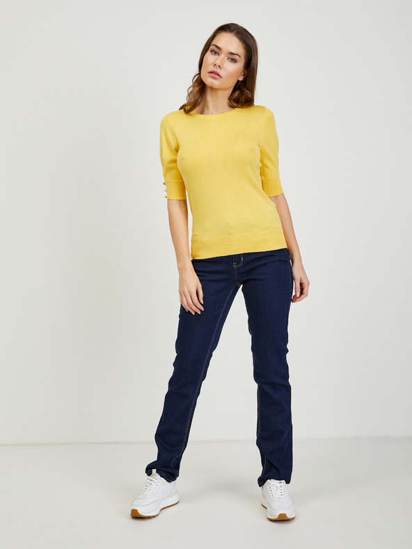 Orsay Жълт дамски лек пуловер ORSAY