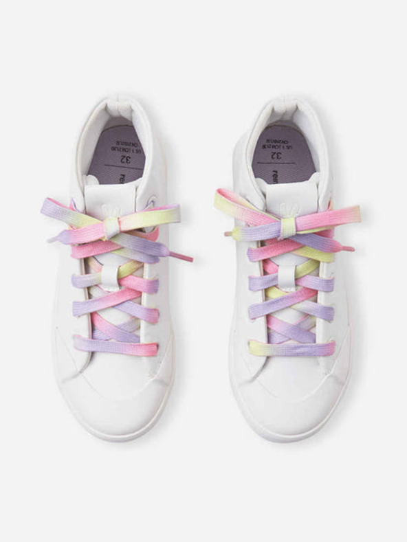 Reima Бели маратонки за момичета с глезена Reima Peace High Top