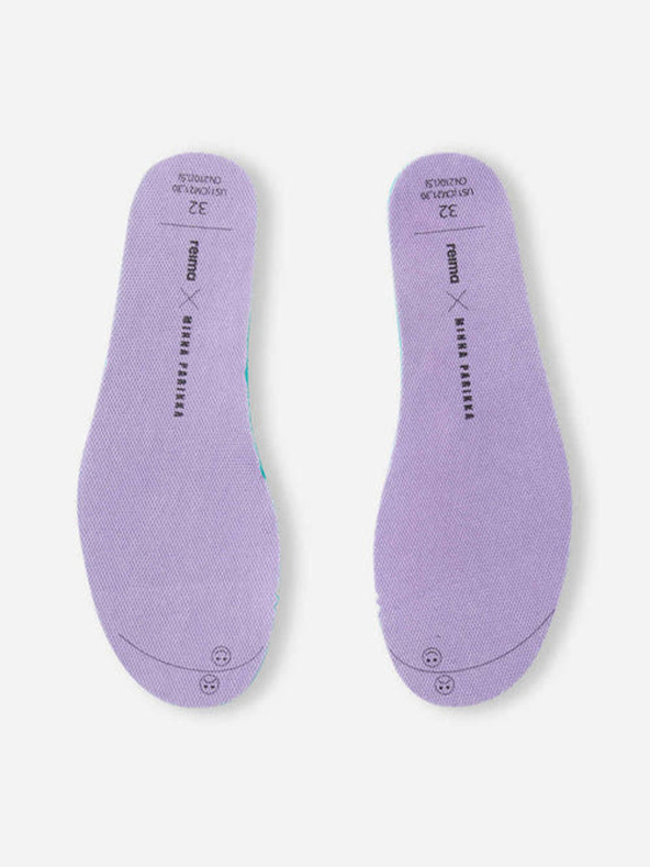 Reima Бели маратонки за момичета с глезена Reima Peace High Top