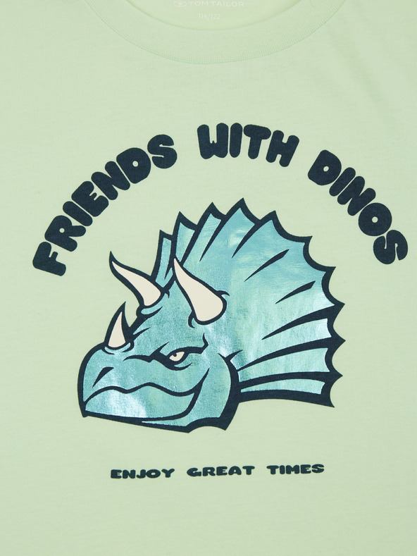 Tom Tailor Tom Tailor Светлозелена момчешка тениска