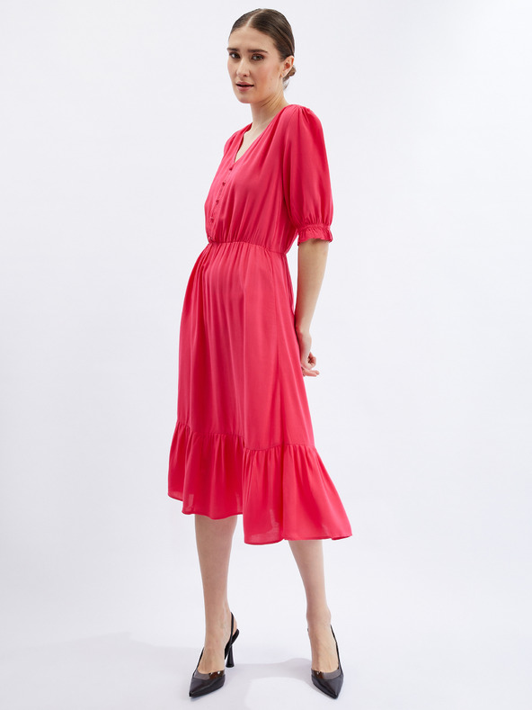 Orsay Тъмнорозова дамска рокля ORSAY