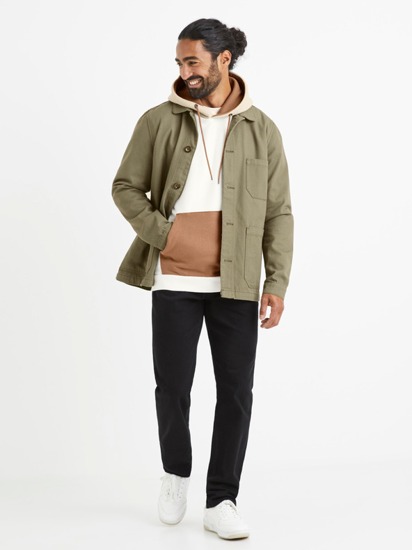 Celio Черни мъжки панталони Celio Vopry1