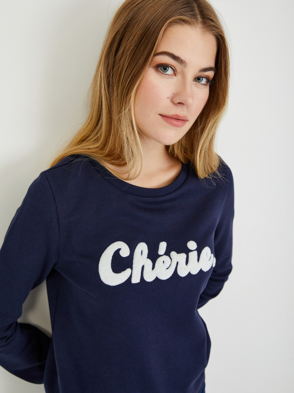 Orsay Тъмносиня дамска тениска ORSAY