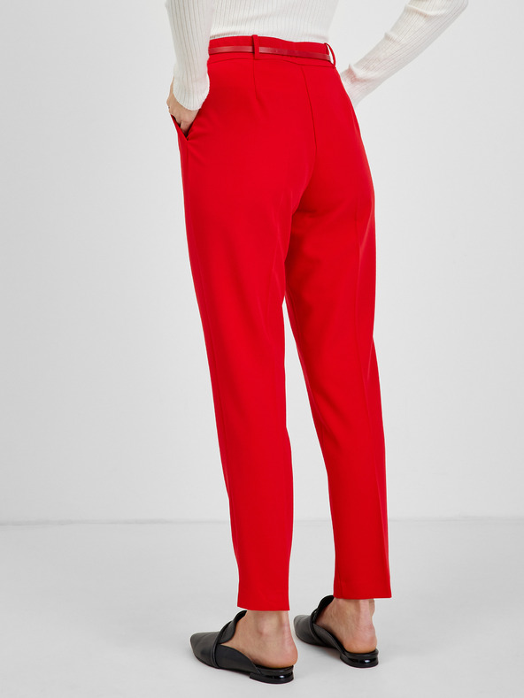 Orsay Червен дамски панталон ORSAY