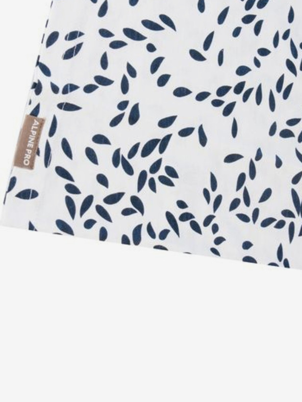 ALPINE PRO Синя и бяла дамска тениска с шарка ALPINE PRO Onbera